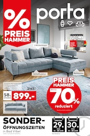 Aktueller porta Möbel Möbel & Einrichtung Prospekt in Hainburg und Umgebung, "PREIS HAMMER" mit 16 Seiten, 17.05.2026 - 30.05.2026