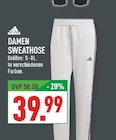 Damen Sweathose Angebote von Adidas bei Marktkauf Erkrath für 39,99 €