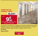 Gedimat Saint-Priest-de-Gimel - Promo Carrelage sol compakt urban Promo Carrelage sol compakt urban à 9,90 € dans le catalogue Gedimat à Saint-Priest-de-Gimel