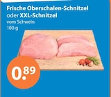 Frische Oberschalen-Schnitzel von  im aktuellen V-Markt Prospekt für 0,89 €