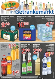 TOP Getränke Prospekt für Ratingen mit 4 Seiten TOP Getränke Prospekt für Ratingen: "Aktuelle Angebote", 4 Seiten, 26.01.2026 - 31.01.2026