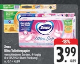 EDEKA - Ultra Toilettenpapier Angebot im Prospekt Ultra Toilettenpapier bei EDEKA im Prospekt "" für 3,99 €
