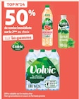 50% de remise immédiate sur le 2ème au choix sur la gamme volvic - Volvic en promo chez Auchan Supermarché Saint-Denis