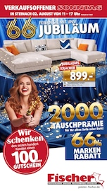 Polstermöbel Fischer Möbel & Einrichtung Prospekt der aktuellen Woche mit 17 Seiten, gültig von 29.07.2026 bis 02.08.2026, in Straßkirchen und Umgebung Aktueller Polstermöbel Fischer Möbel & Einrichtung Prospekt in Straßkirchen und Umgebung, "URLAUBSGELD FÜR ALLE" mit 17 Seiten, 29.07.2026 - 02.08.2026