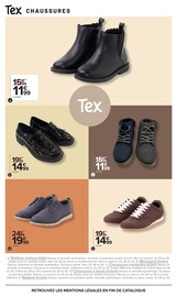 Promos Chaussures dans le catalogue "Tex" de Carrefour Chaussures en promo dans le catalogue Carrefour à la page 22