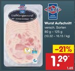Wurst Aufschnitt Angebote von Wolf bei Netto Marken-Discount Celle für 1,29 €