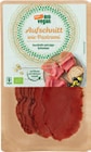Aktuelle Rindfleisch Angebote bei tegut in Jena Aktuelles Bio vegan Bio-Aufschnitt nach Carpaccio oder Pastrami Art Angebot bei tegut in Jena ab 2,49 €