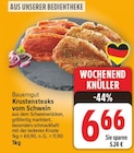 Krustensteaks vom Schwein von Bauerngut im aktuellen E center Prospekt