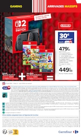 Promos Nintendo Switch dans le catalogue "ARRIVAGES MASSIFS" de Carrefour Nintendo Switch en promo dans le catalogue Carrefour à la page 21