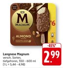 Magnum Almond Angebote von Langnese bei EDEKA Bietigheim-Bissingen für 2,99 €