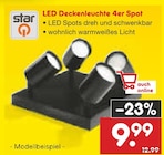 LED Deckenleuchte 4er Spot im Angebot bei Netto Marken-Discount in Koblenz LED Deckenleuchte 4er Spot Angebote von star bei Netto Marken-Discount Koblenz für 9,99 €