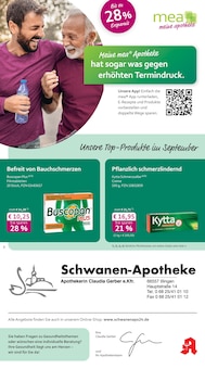 mea - meine apotheke Prospekt der Woche "Unsere September-Angebote" Seite 1, 01.09.2025 bis 30.09.2025 für Illingen Aktueller mea - meine apotheke Prospekt "Unsere September-Angebote" Seite 1 von 4 Seiten für Illingen