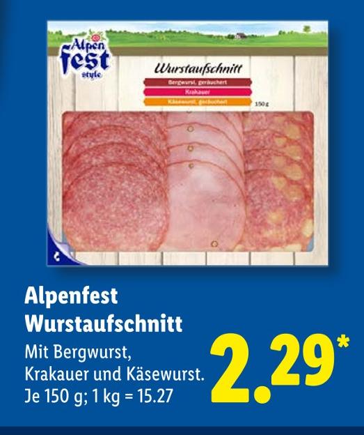 Wurstaufschnitt