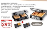 Kontaktgrill 3 in 1 ASG90XXL Angebote von Bestron bei GLOBUS Völklingen für 29,99 €