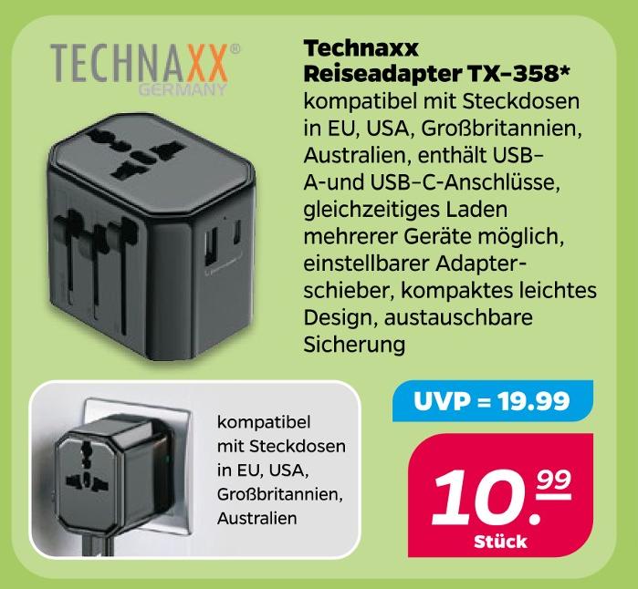 Reiseadapter TX-358