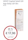 LINDA Köln - Capital Soleil UV-Age Daily LSF 50+ Angebot im Prospekt Capital Soleil UV-Age Daily LSF 50+ bei LINDA im Köln Prospekt für 17,90 €