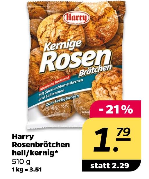 Rosenbrötchen hell/kernig