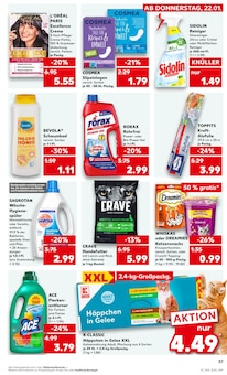 Sagrotan Angebot im Kaufland Prospekt, gültig von 22.01.2026 bis 28.01.2026 Sagrotan Angebot im aktuellen Kaufland Prospekt auf Seite 37