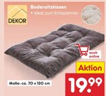 Bodensitzkissen im Netto Marken-Discount Prospekt Bodensitzkissen von DEKOR im aktuellen Netto Marken-Discount Prospekt für 19,99 €