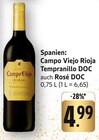 Rioja Tempranillo DOC Angebote von Campo Viejo bei E center Bad Homburg für 4,99 €