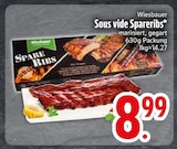 Sous vide Spareribs im EDEKA Prospekt Sous vide Spareribs von Wiesbauer im aktuellen EDEKA Prospekt für 8,99 €