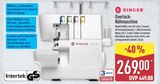 Overlock-Nähmaschine im Angebot bei ALDI Nord in Lutherstadt Wittenberg Overlock-Nähmaschine Angebote von Singer bei ALDI Nord Lutherstadt Wittenberg für 269,00 €