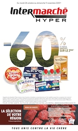 Prospectus Supermarchés Intermarché Hyper en cours à Montech et alentours, "-60% DE REMISE IMMÉDIATE SUR LE 2ÈME", 48 pages, 28/10/2025 - 09/11/2025 Catalogue Supermarchés Intermarché Hyper en cours à Montech et alentours, "-60% DE REMISE IMMÉDIATE SUR LE 2ÈME", 48 pages, 28/10/2025 - 09/11/2025