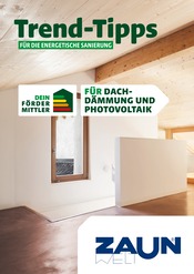 Aktueller Zaun Baustoffe Baumarkt Prospekt in Schleiden und Umgebung, "Trend-Tipps FÜR DIE ENERGETISCHE SANIERUNG" mit 11 Seiten, 13.05.2024 - 23.05.2024