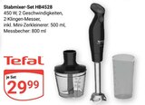 Stabmixer-Set HB4528 im Angebot bei GLOBUS in Krefeld Stabmixer-Set HB4528 Angebote von Tefal bei GLOBUS Krefeld für 29,99 €