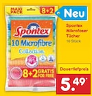 Mikrofaser Tücher im Netto Marken-Discount Prospekt Mikrofaser Tücher von Spontex im aktuellen Netto Marken-Discount Prospekt für 5,49 €