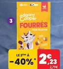 SNACKS FOURRÉS À LA DINDE - 60G - EDGARD & COOPER dans le catalogue Animalis