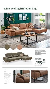 Couch im Polstermöbel Fischer Prospekt "Exklusives Wohndesign." mit 24 Seiten (Regensburg)