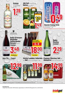 Energydrink im Trinkgut Prospekt "Aktuelle Angebote" mit 8 Seiten (Ettlingen)