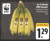 E center Bad Mergentheim - Gut & Günstig WWF Bananen Angebot im Prospekt Gut & Günstig WWF Bananen bei E center im Bad Mergentheim Prospekt für 1,29 €
