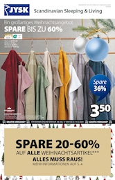 Handtuch im JYSK Prospekt Ein großartiges Weihnachtsangebot - SPARE BIS ZU 60% auf S. 1