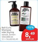 Shampoo oder Styling von Bali Curls für 8,49 € bei budni im Angebot Shampoo oder Styling von Bali Curls im aktuellen budni Prospekt