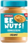Joghurt im REWE Prospekt Be Nuts! Erdnusscreme Creamy von Andros im aktuellen REWE Prospekt für 2,59 €