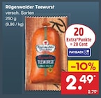Teewurst im Netto Marken-Discount Prospekt Teewurst von Rügenwalder im aktuellen Netto Marken-Discount Prospekt für 2,49 €