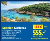 Spanien Mallorca bei Lidl im Prospekt "" für 555,00 €