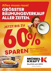 Aktueller Möbel Kraft Möbel & Einrichtung Prospekt in Langenbogen und Umgebung, "Alles muss raus!" mit 1 Seite, 27.12.2025 - 30.12.2025