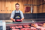 Rumpsteak vom Jungbullen Angebote von Gutfleisch bei EDEKA Neumünster für 2,69 €