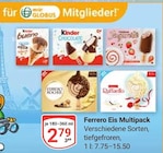 Eis Multipack im Angebot bei GLOBUS in Siegen Eis Multipack Angebote von Ferrero bei GLOBUS Siegen für 2,79 €