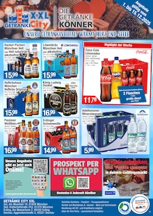 Aktueller Getränke City Prospekt (Unterschleißheim, 3 Seiten zum blättern Getränke City Prospekt Aktuelle Angebote mit 3 Seiten