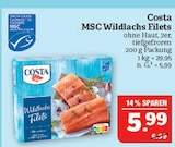 MSC Wildlachs Filets im Angebot bei Marktkauf in Erlangen MSC Wildlachs Filets Angebote von Costa bei Marktkauf Erlangen für 5,99 €