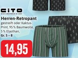 Herren-Retropant gestreift Angebote von CiTO bei Kaufhaus Stolz Stralsund für 14,95 €