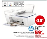 Imprimante multifonction - HP en promo chez Super U Le Mans à 59,99 €