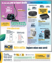 Promos Sac Aspirateur dans le catalogue "Des choix malins, pour un impact durable" de Proxi Confort Sac Aspirateur en promo dans le catalogue Proxi Confort à la page 4