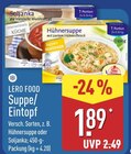 ALDI Nord - Hühnersuppe Angebot im Prospekt Hühnersuppe bei ALDI Nord im Prospekt "" für 1,89 €