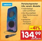 Partylautsprecher von MEDION für 134,99 € bei Netto Marken-Discount im Angebot Partylautsprecher von MEDION im aktuellen Netto Marken-Discount Prospekt