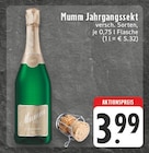 Jahrgangssekt im Angebot bei EDEKA in Köln Jahrgangssekt Angebote von Mumm bei EDEKA Köln für 3,99 €